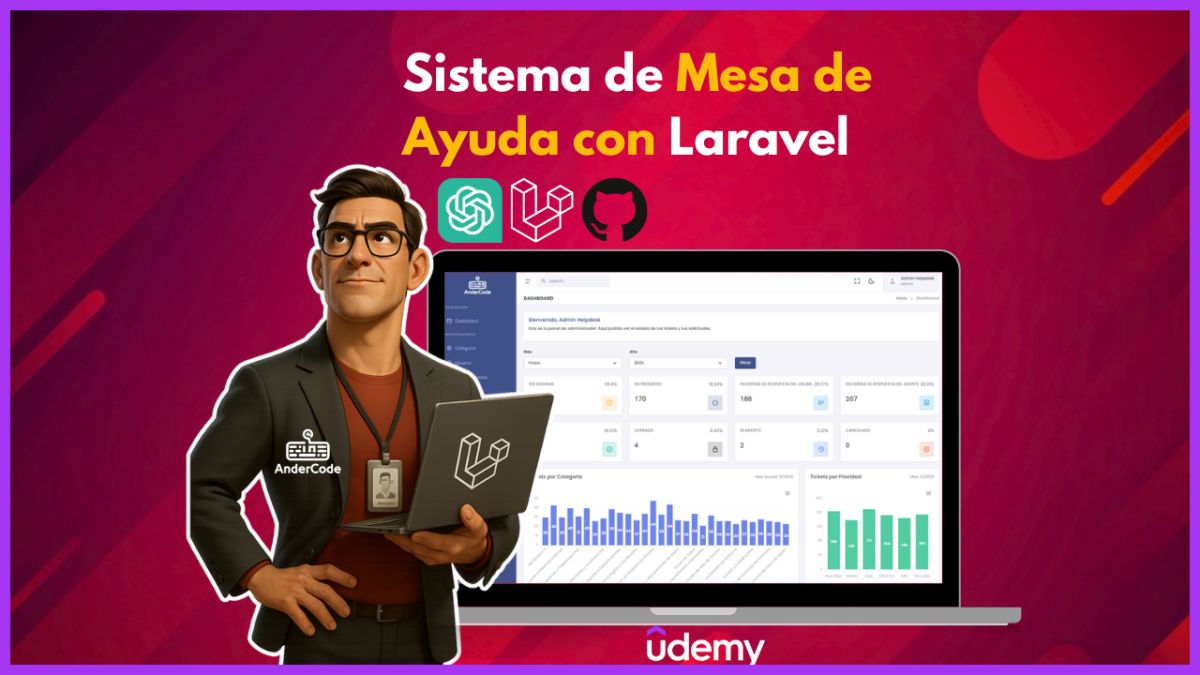 Crea un HelpDesk real con tickets, roles, dashboards y automatización paso a paso